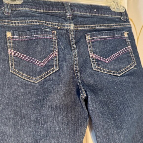 Circo Girls Jeans – Size 10 – Purple Embellished Front & Back - Picture 5 of 6